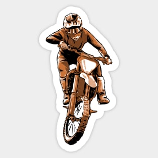 Motocross Rider Sticker